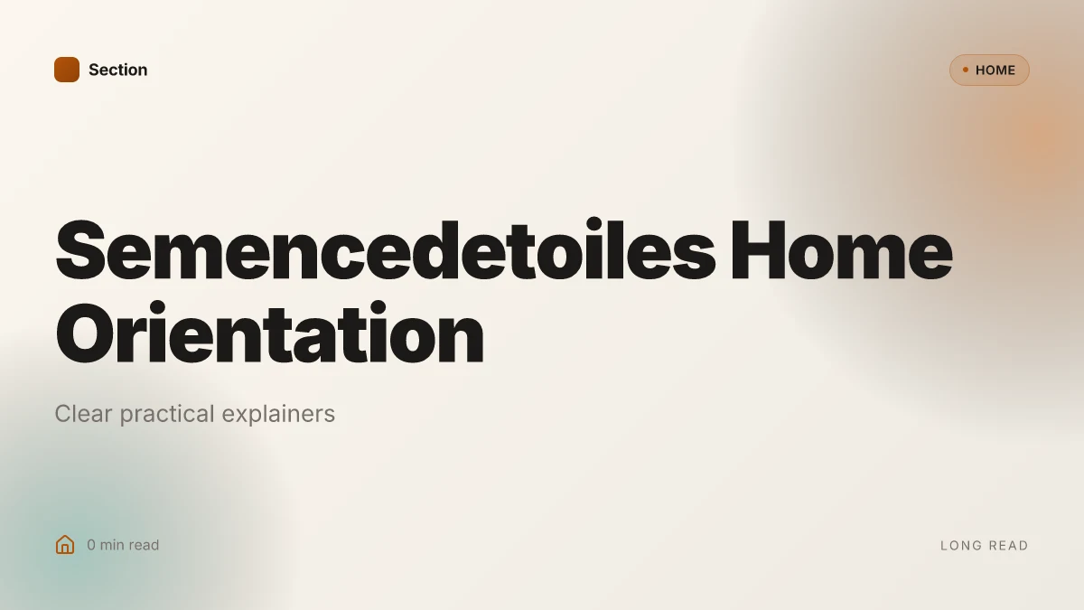 Semencedetoiles Home Orientation