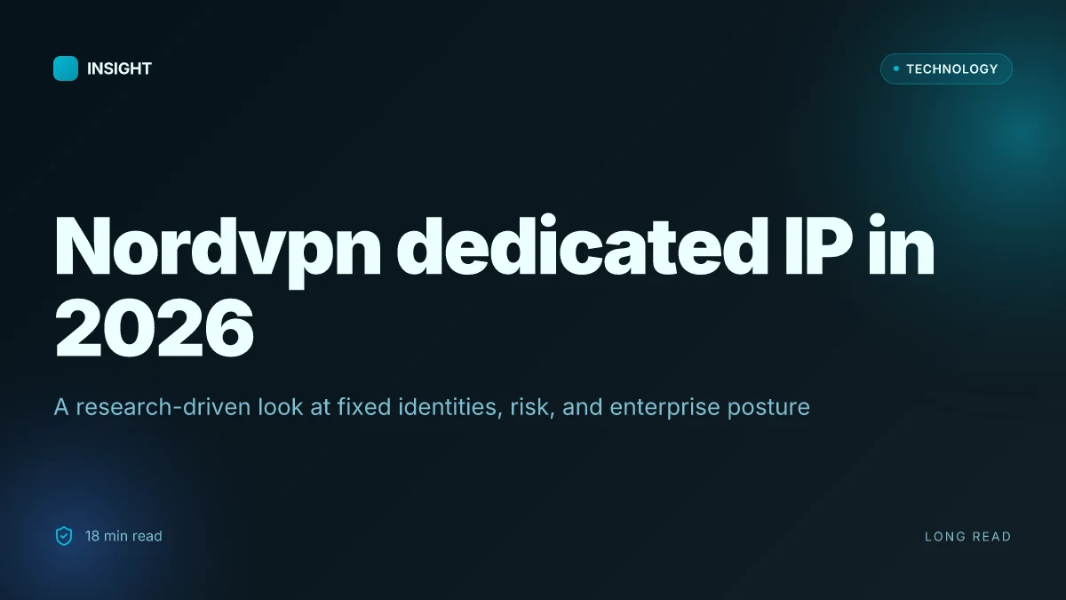 Nordvpn dedicated ip review 2026: a comprehensive guide to dedicated IPs, privacy, and performance
