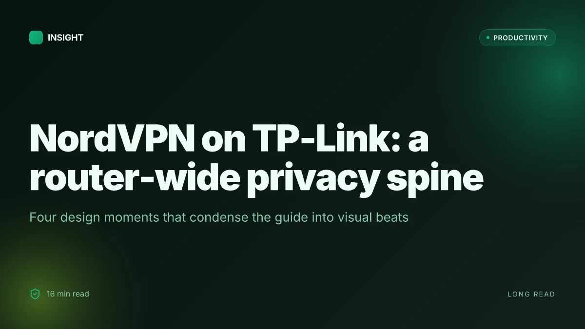 How to easily add NordVPN to your TP-Link router: quick guide, tips, and best practices 2026